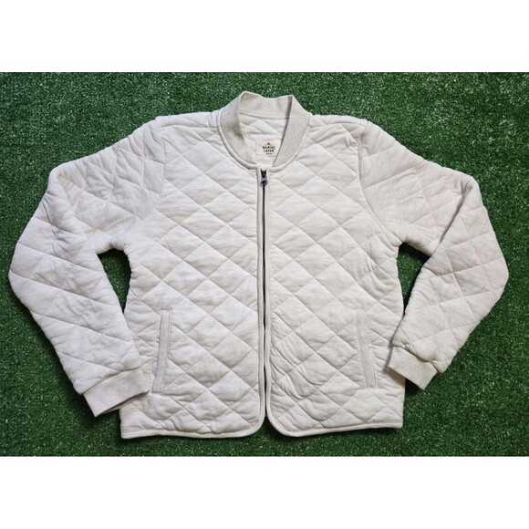 Marine Layer Corbet Quilted Jacket 'Oatmeal' (Women's M) - Picture 1 of 13